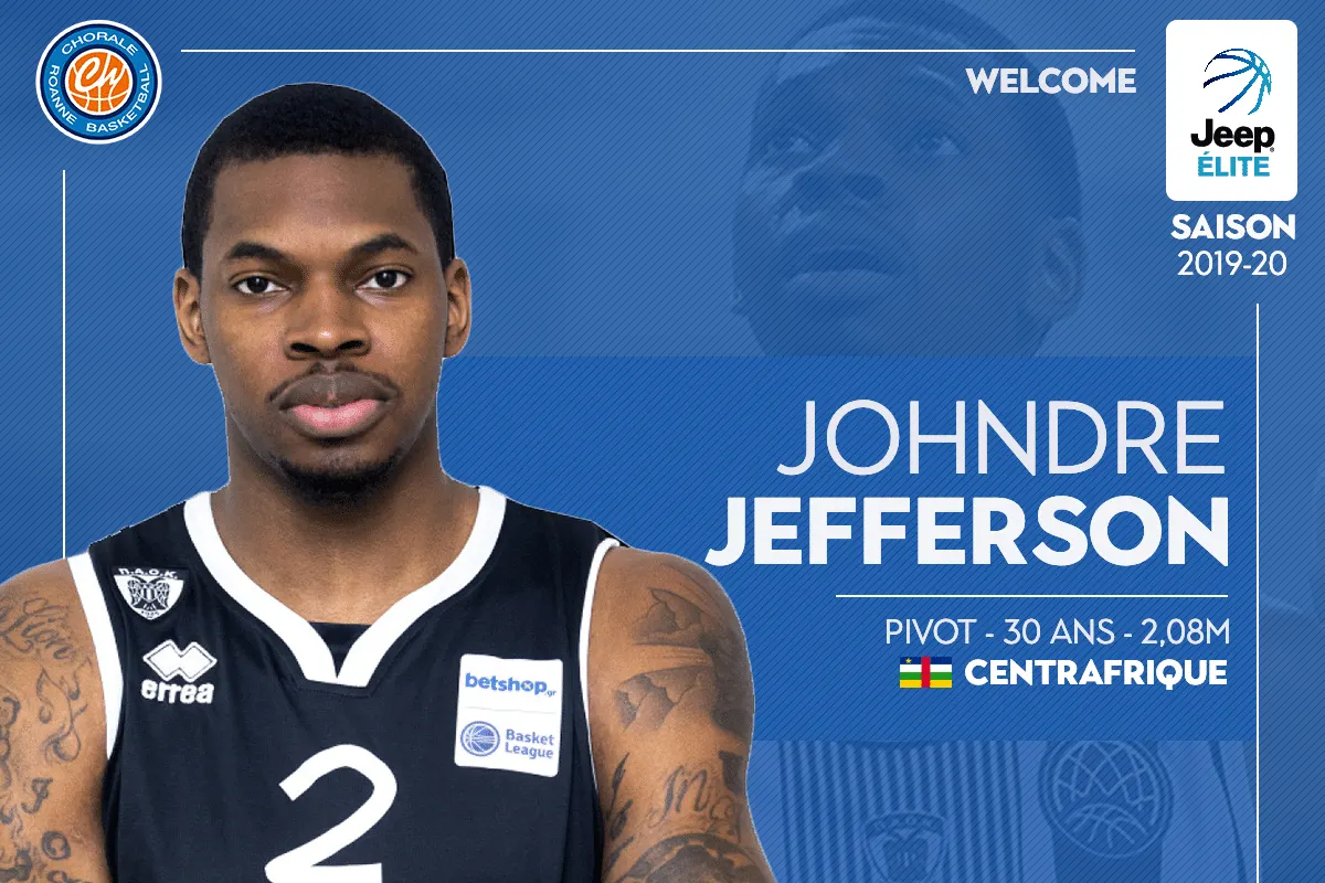 Roanne: Johndre Jefferson remplace Jamar Akoh