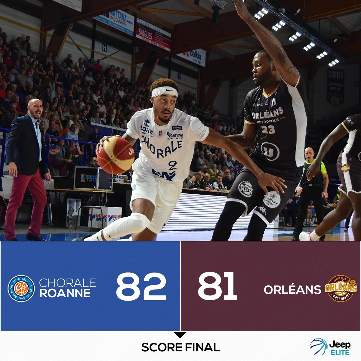 Laurent Pluvy (Roanne): « Avec ce bon état d’esprit, on va avancer dans notre basket »