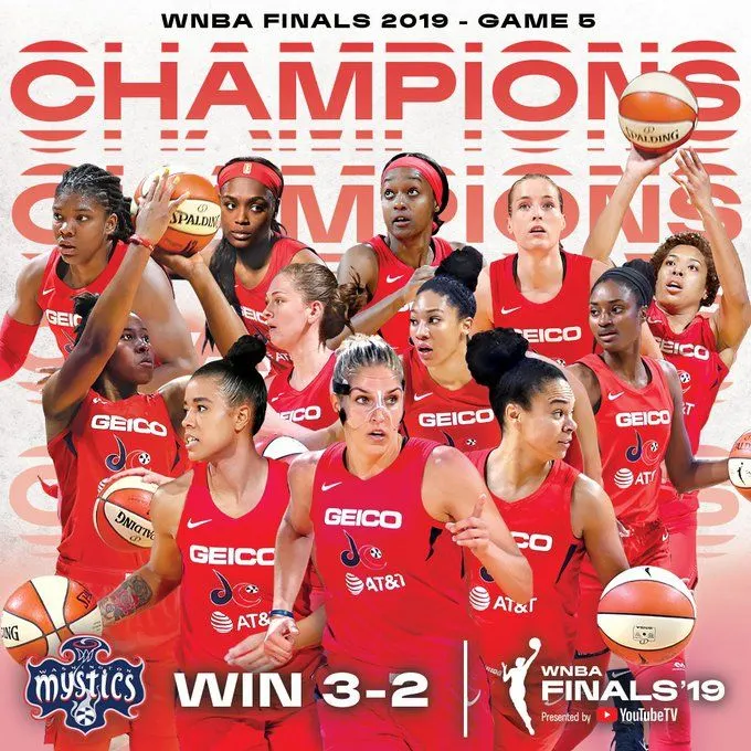 WNBA: Kim Mestdagh (Charleville) couronnée avec les Washington Mystics, Emma Meesseman MVP des Finals