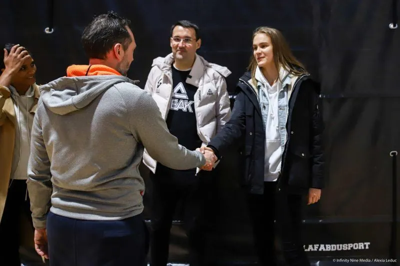 La photo: Juste Jocyte est arrivée à l’ASVEL