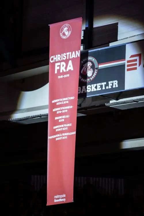 L’hommage du SLUC Nancy à son ancien président, Christian Fra