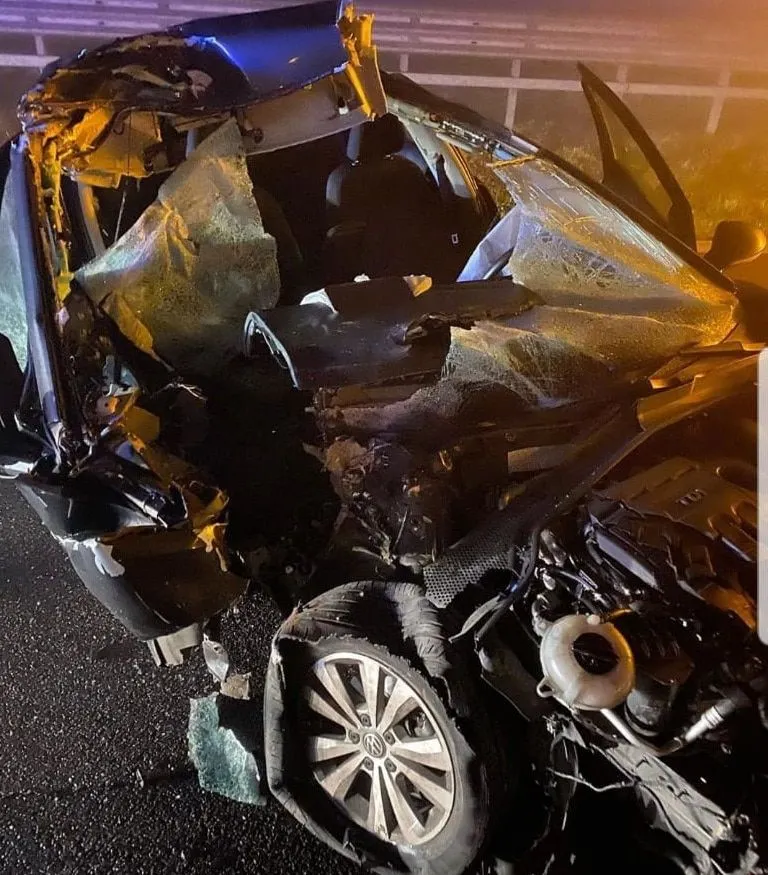 Italie: Mike Hall échappe par miracle à un terrible accident de voiture