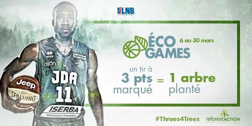 LNB: Les Eco Games du 6 au 30 mars pour favoriser la plantation des arbres
