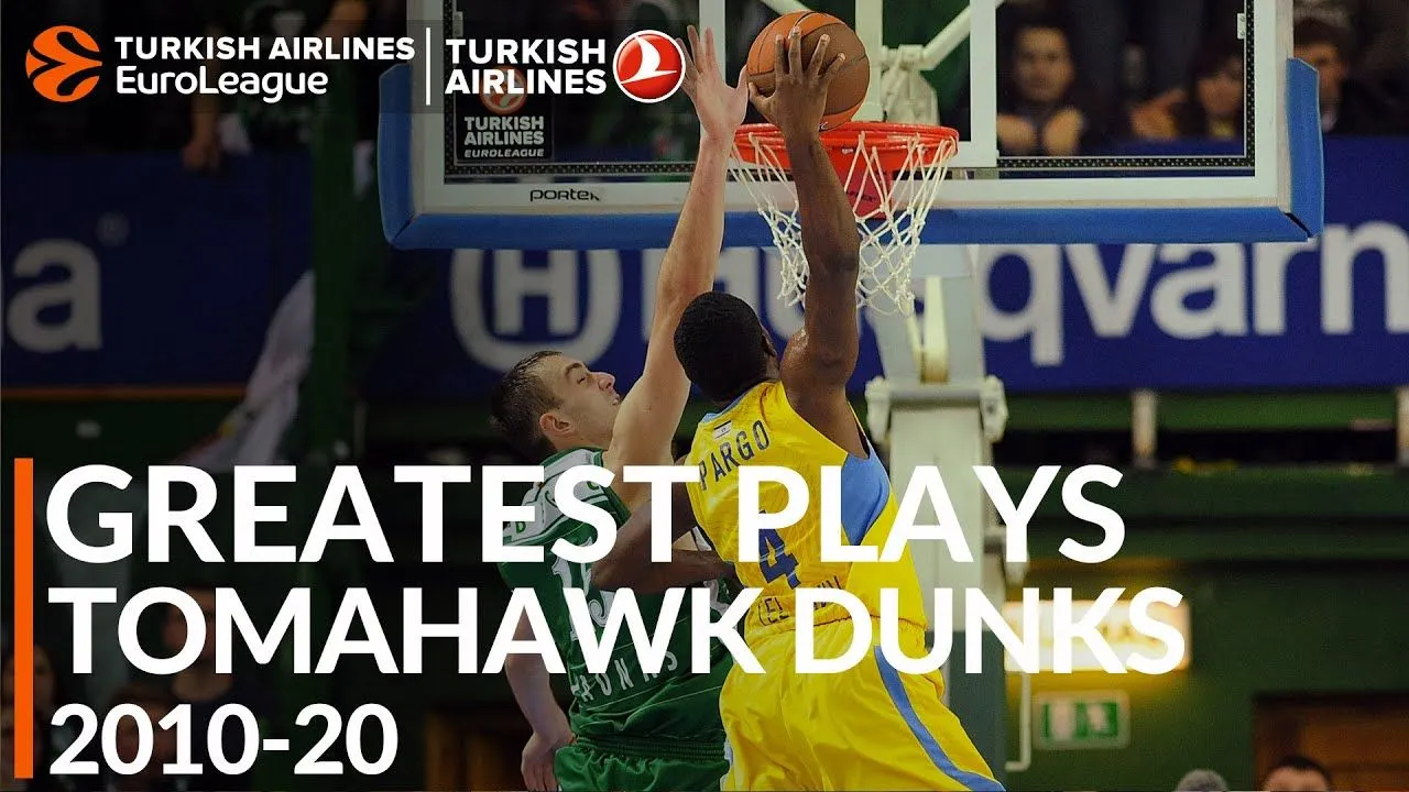 Vidéo: Découvrez les 10 plus beaux tomahawk dunks de la décennie de l’Euroleague