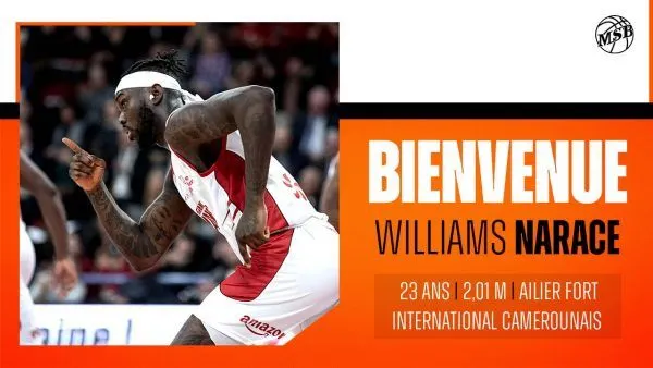 L’international camerounais Williams Narace (ex-Nancy) a signé au Mans: « Je viens pour prouver que je peux progresser et pour aider l’équipe à atteindre ses objectifs »