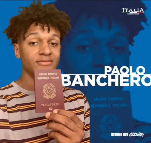 Italie: Paolo Banchero, l’un des meilleurs joueurs de high schools a obtenu le passeport italien