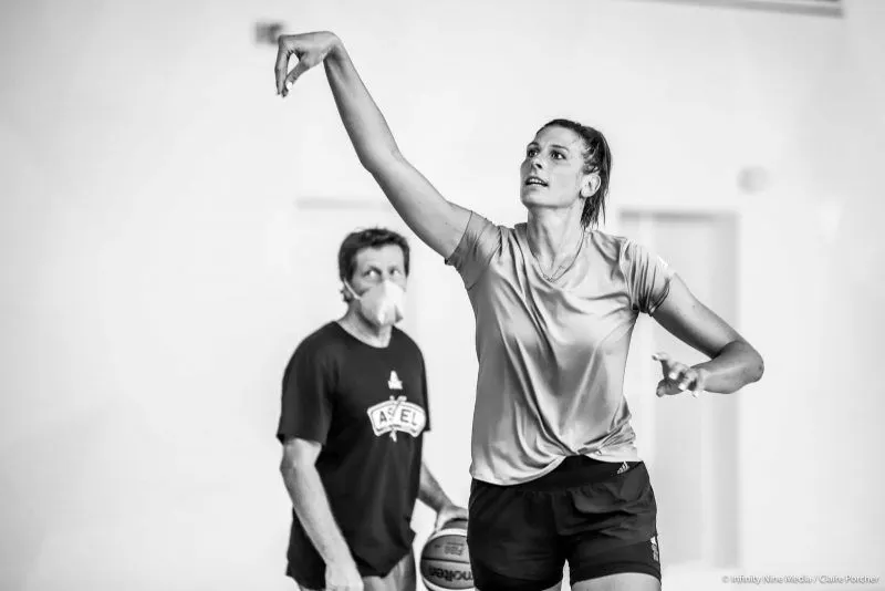 La photo: Helena Ciak a repris l’entraînement individuel