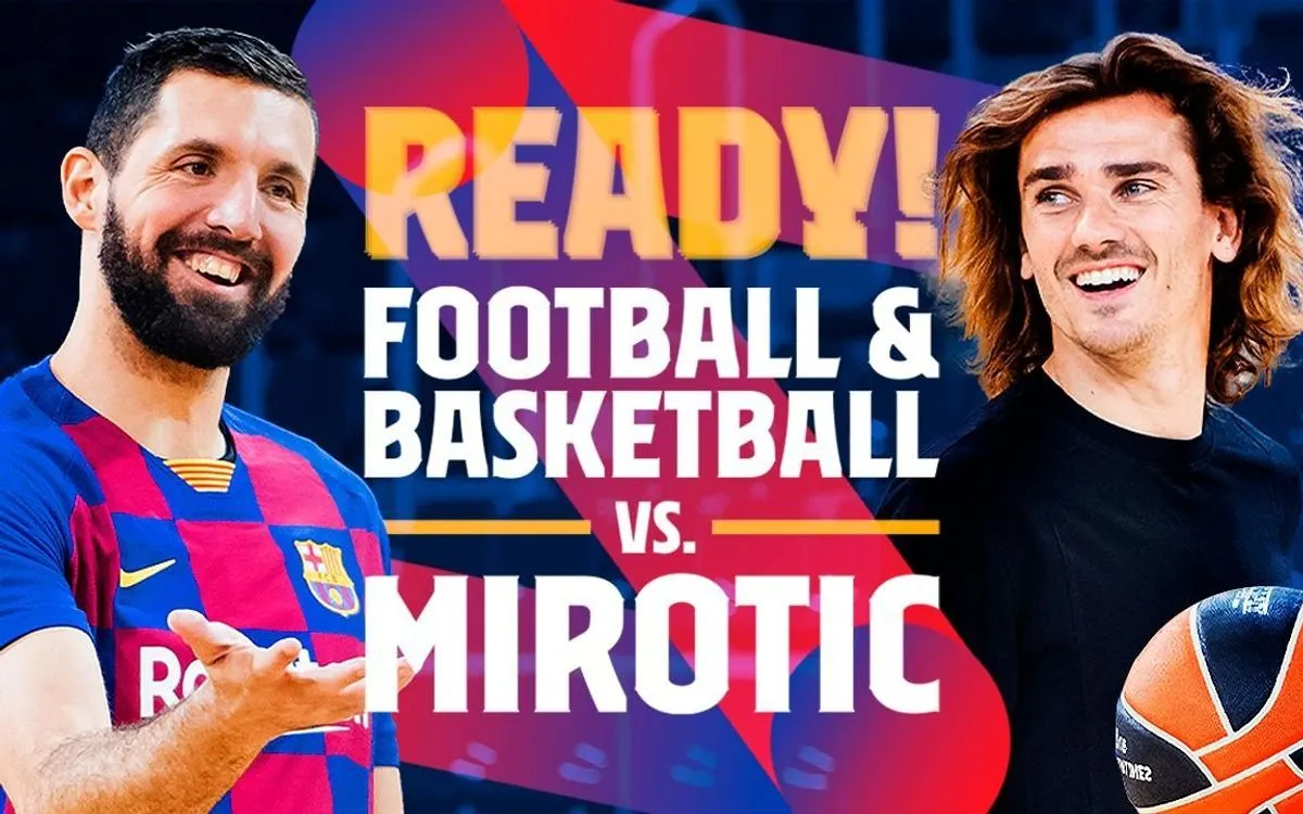 Vidéo: Antoine Griezmann et Nikola Mirotic se lancent un défi foot-basket