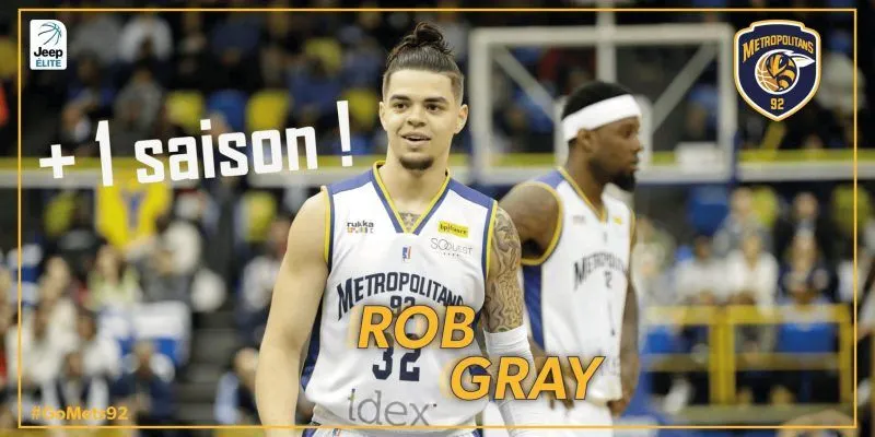 Rob Gray, une saison de plus à Boulogne-Levallois