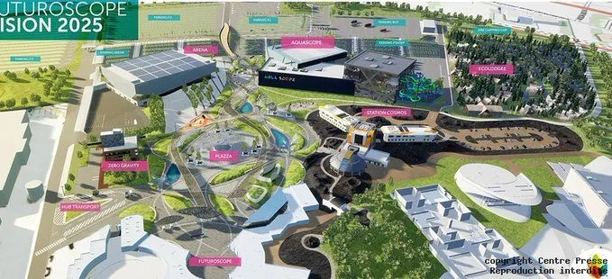 L’arèna de Poitiers construite au coeur d’un Futuroscope en pleine expansion