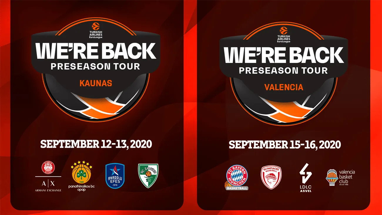 Euroleague: L’ASVEL au coeur du WE’RE BACK PRESEASON TOUR
