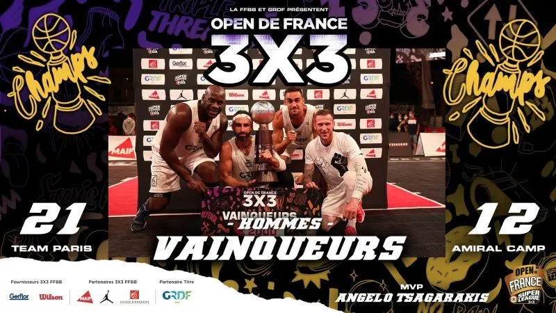 Open de France 3×3: Team Paris et Las Campeonas vainqueurs