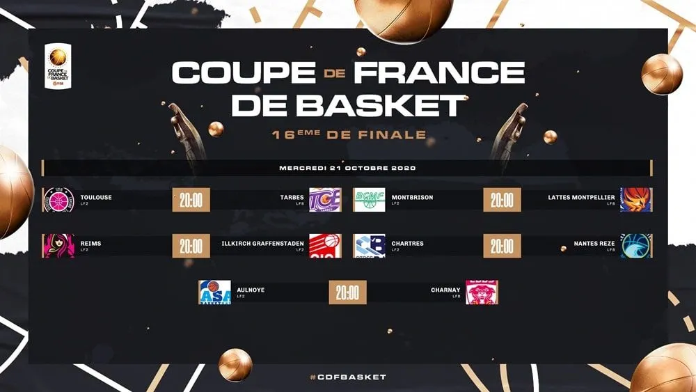 Tirage au sort des 16e de finale de la Coupe de France féminine : dur pour la LF2