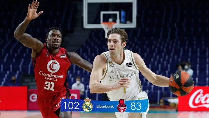 Espagne: 25 points pour Fabien Causeur (Real Madrid) face à Saragosse