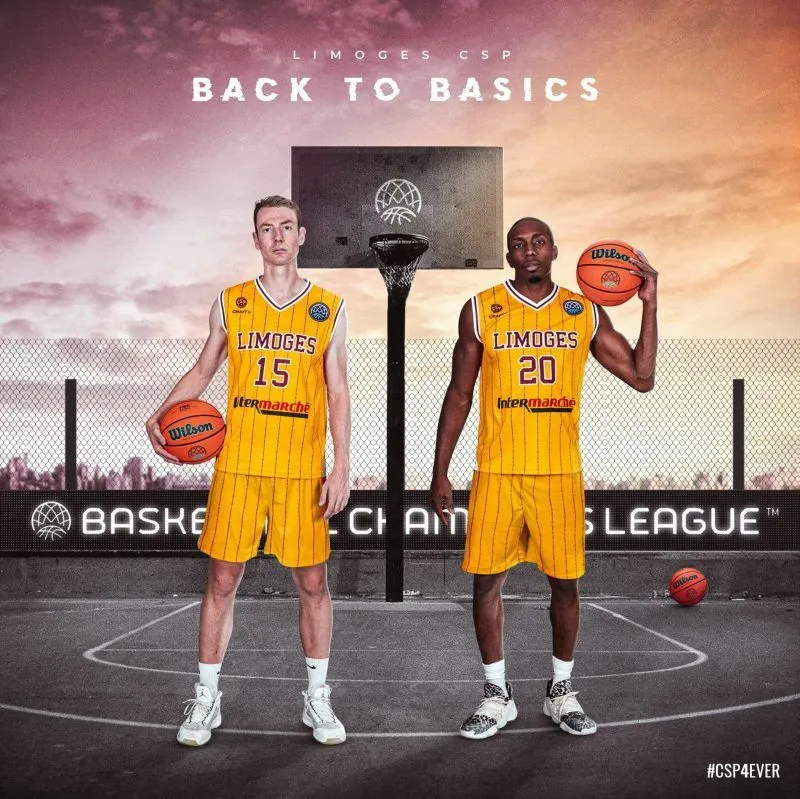 Le Limoges CSP dévoile ses nouveaux maillots