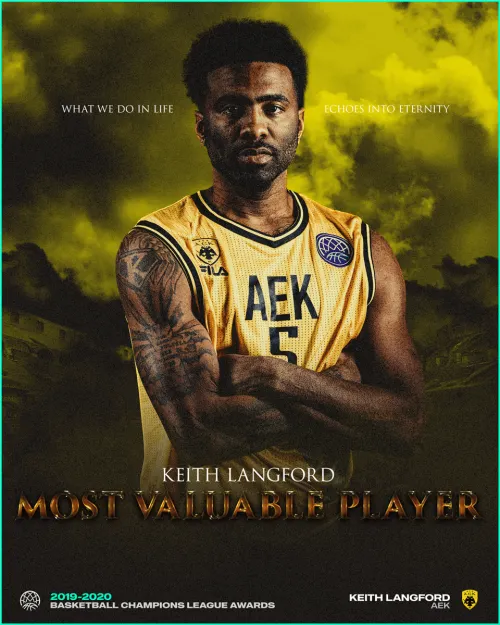 BCL: Une finale AEK Athènes vs Burgos, Keith Langford élu MVP de la saison
