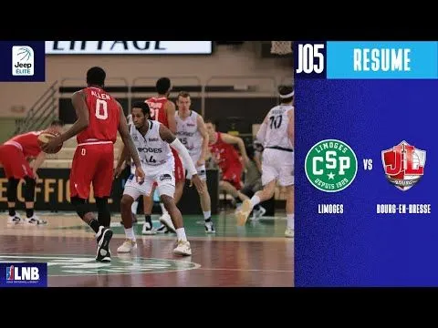 Résumé by TCL : Limoges vs Bourg-en-Bresse (5ème journée, Jeep Elite)
