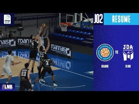 Résumé by TCL : Chorale de Roanne vs JDA Dijon (2ème journée, Jeep Elite)