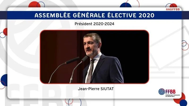 Jean-Pierre Siutat réélu à la présidence de la FFBB
