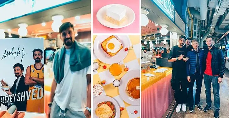 La star du Khimki Moscou Alexey Shved s’est lancée avec succès dans le Mac’n’Cheese