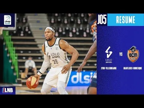 Résumé by TCL : Villeurbanne vs Gravelines-Dunkerque (5ème journée, Jeep Elite)