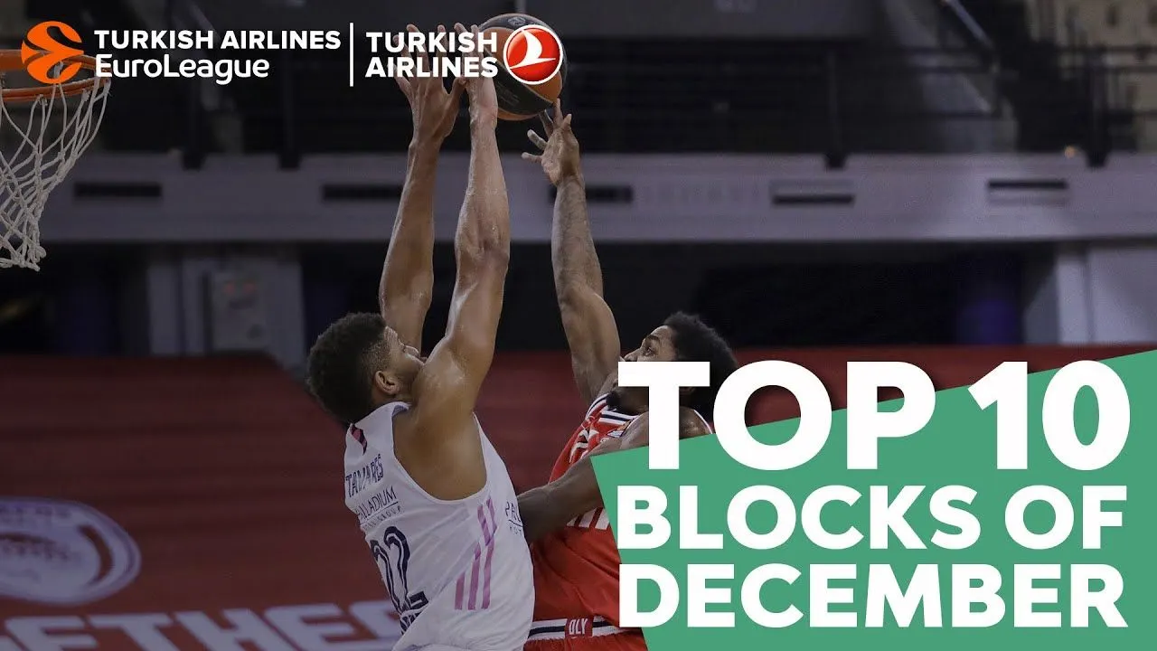 Vidéo: Kevarrius Hayes et Guerschon Yabusele dans le top 10 des contres de décembre de l’Euroleague