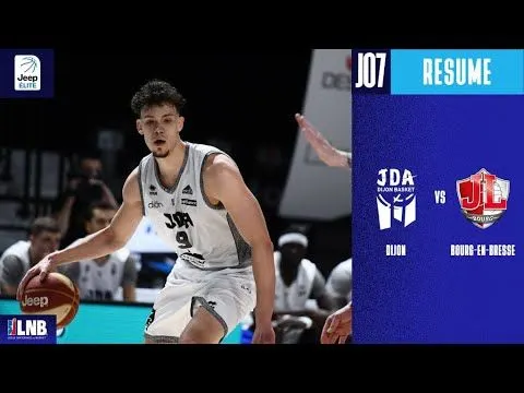 Résumé by TCL : JDA Dijon vs JL Bourg (7ème journée, Jeep Elite)