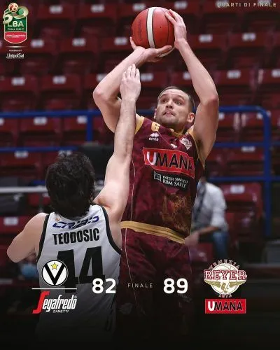 Coupe d’Italie : La Virtus Bologne sortie en quart-de-finale