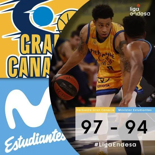 Espagne : 38 points pour AJ Slaughter (Gran Canaria) face à Estudiantes Madrid
