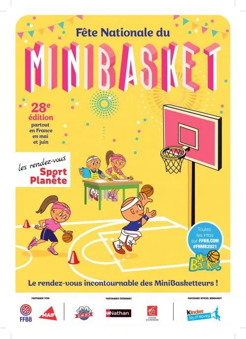 Coup d’envoi de la fête nationale du mini-basket
