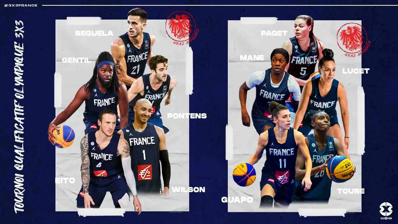 Equipe de France 3×3 – Antoine Eito : « Le TQO, le tournoi d’une vie où on peut aller chercher les JO »