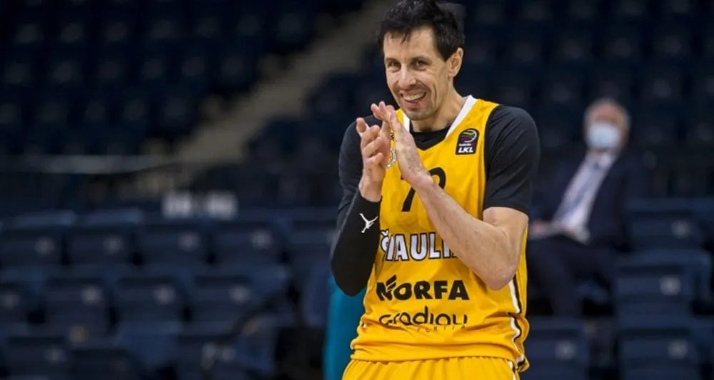 Lituanie : A 42 ans, une 26e saison attend l’ancien Villeurbannais Mindaugas Lukauskis