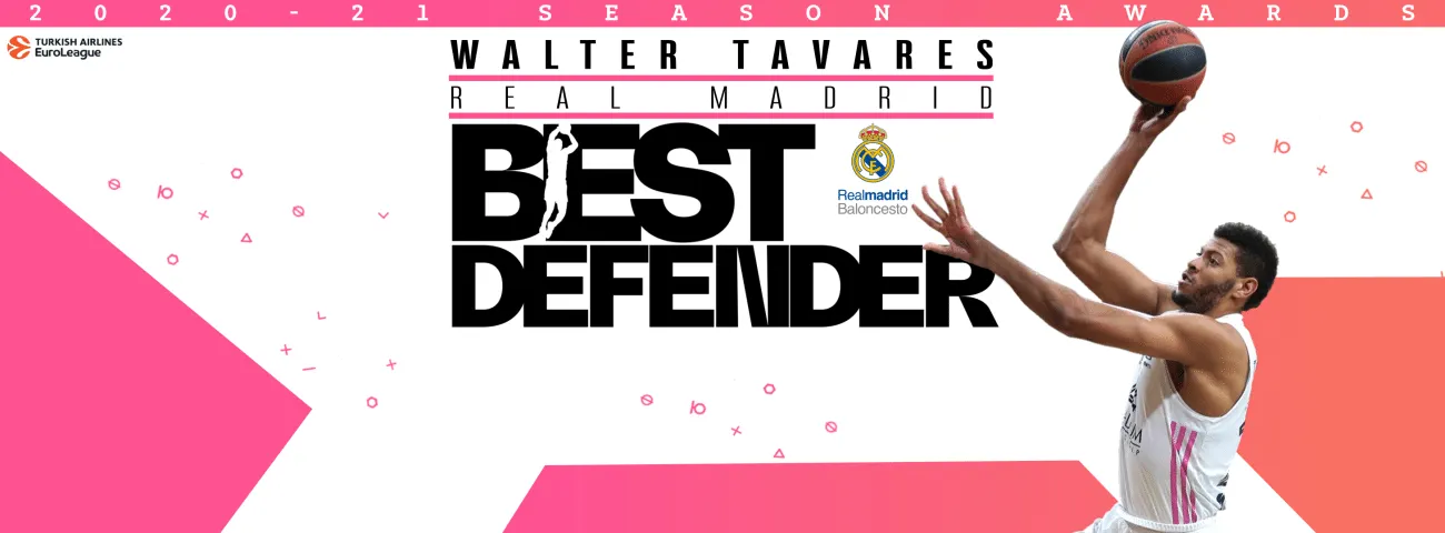 Euroleague : Walter Tavares élu Meilleur Défenseur de la saison