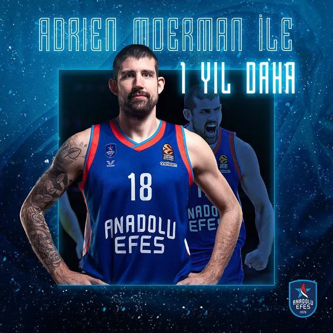 Turquie : Adrien Moerman reste finalement une saison de plus à Anadolu Efes