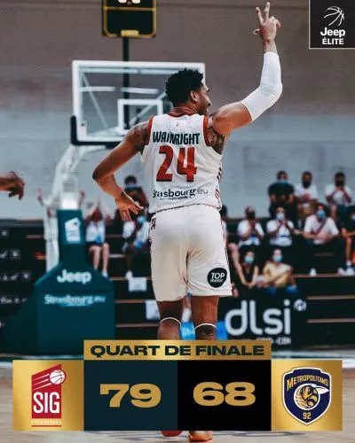 Jeep Elite – 1/4 de finale : Strasbourg fait craquer Boulogne-Levallois dans le money time, 79-68