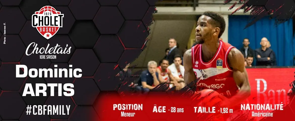 Betclic Elite : le meneur américain Dominic Artis signe à Cholet