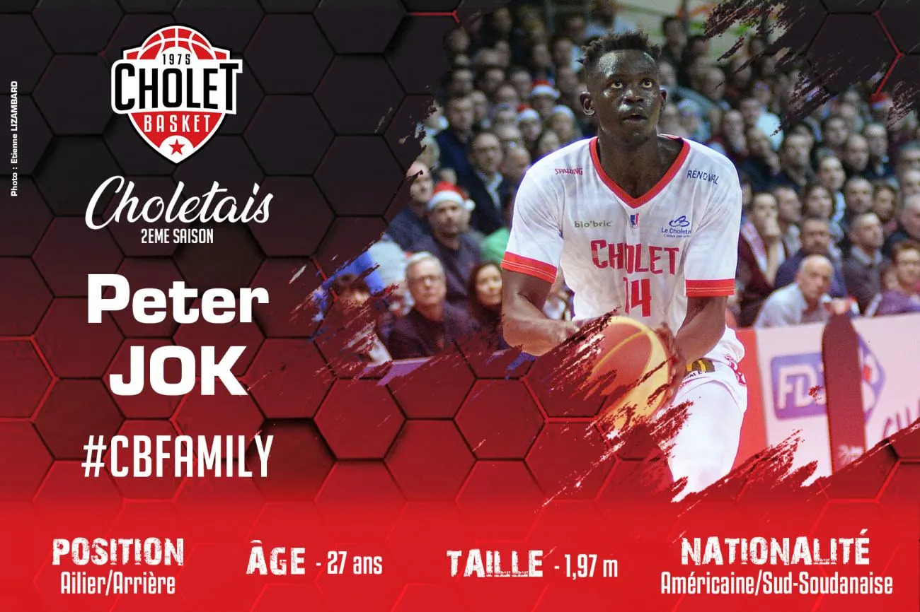 Cholet Basket fait revenir Peter Jok