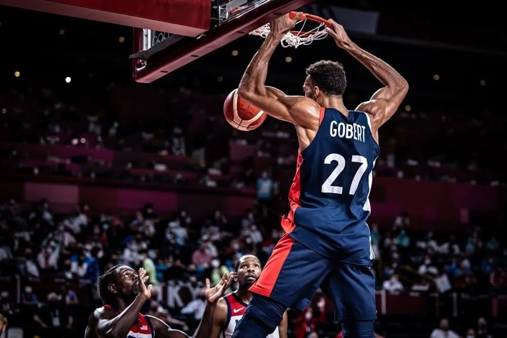 JO – Rudy Gobert après la défaite en finale : « On voulait la médaille d’or, c’était mon objectif, c’était mon rêve »