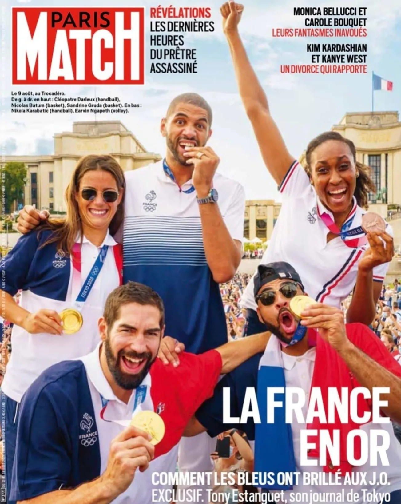 Deux basketteurs à la Une de Paris Match