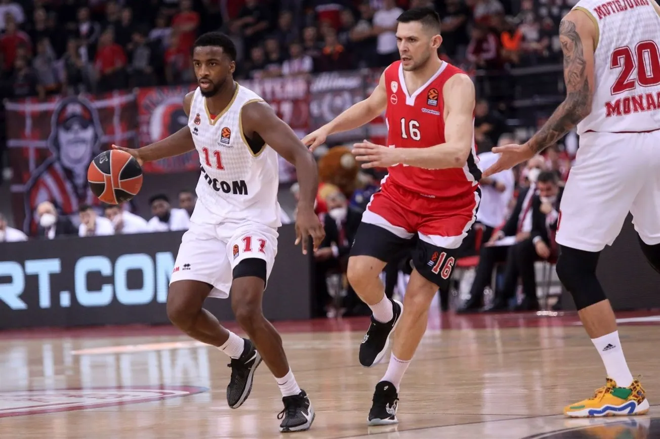 Euroleague : Malgré une bonne entame, Monaco s’effondre face à l’Olympiakos