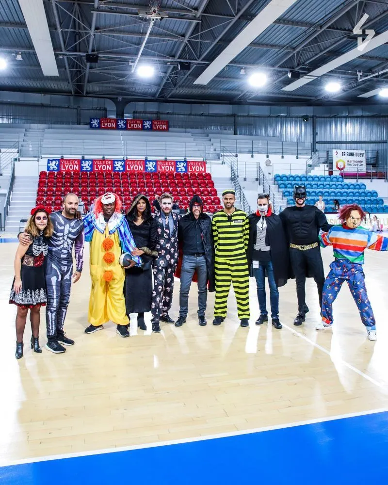 A l’ASVEL, les Parker ont fêté Halloween !