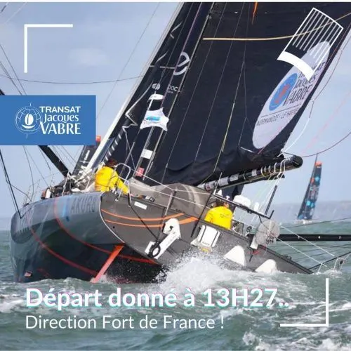 Boris Diaw a donné le départ de la Transat Jacques Vabre