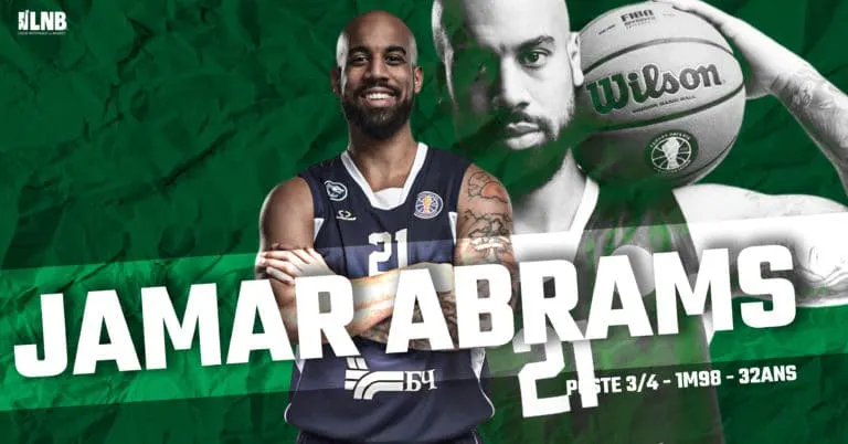 Pro B : Jamar Abrams pigiste médical de Tyren Johnson à Blois