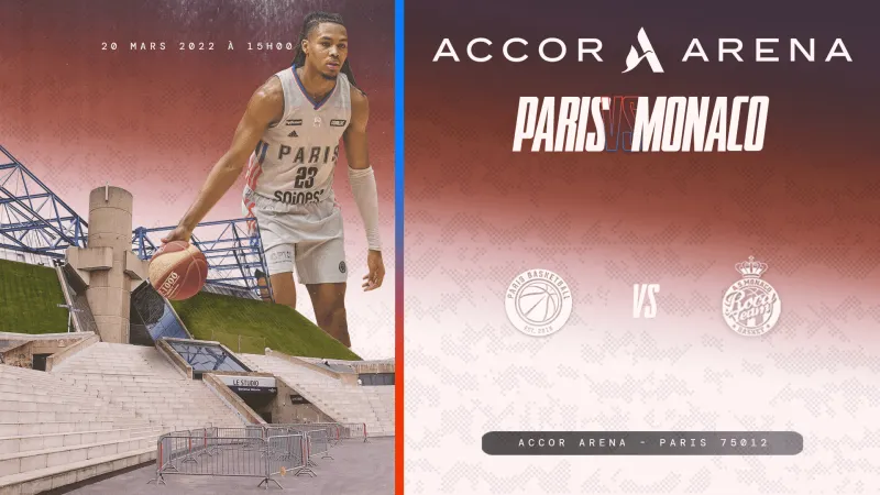 Paris – Monaco programmé à l’Accor Arena de Bercy le 20 mars