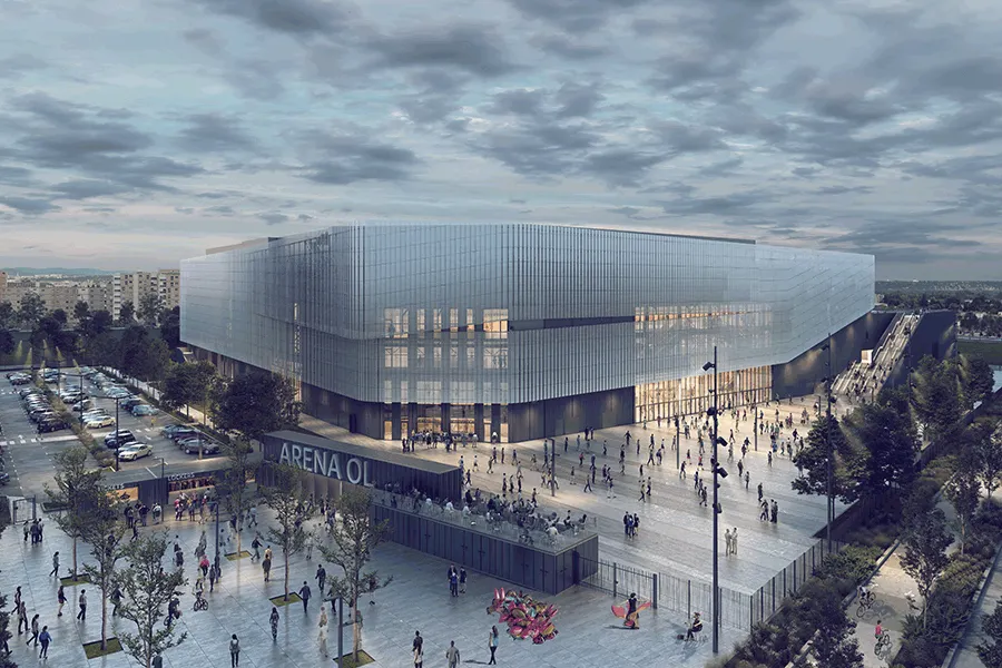 Suivre en temps réel la construction de la LDLC Arena de Lyon