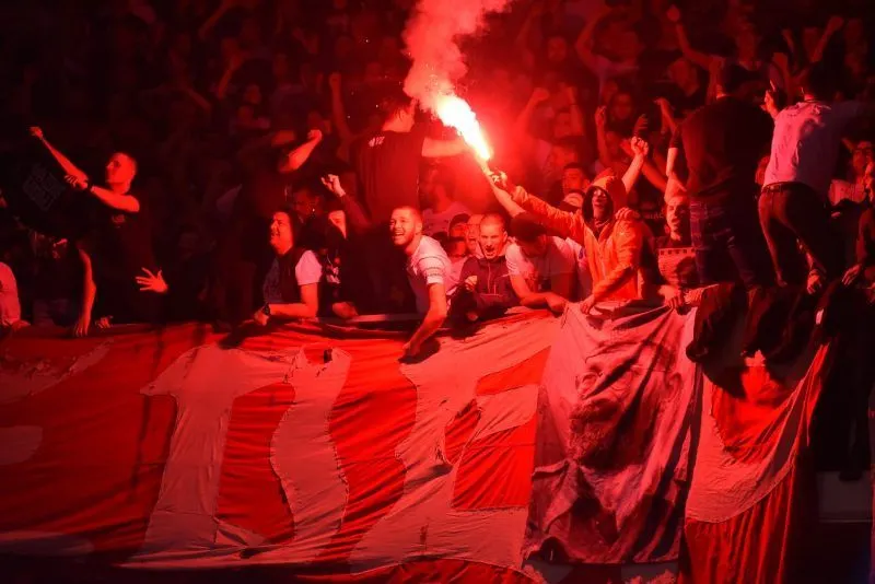 Vidéo : L’atmosphère bouillante pour Partizan – Etoile Rouge