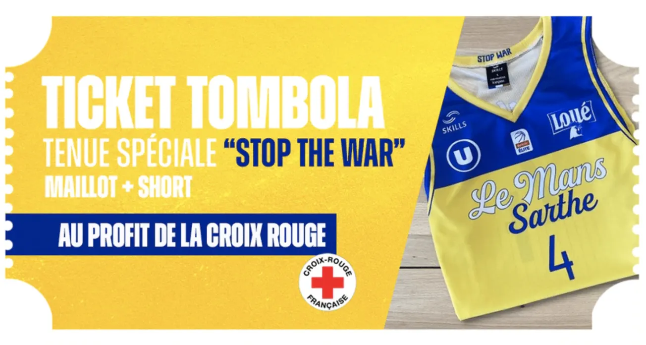Maillots collectors, tombola solidaire… Le Mans se mobilise pour soutenir l’Ukraine