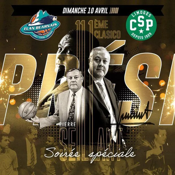 Vidéos : Le parquet du palais des sports de Pau baptisé Pierre Seillant