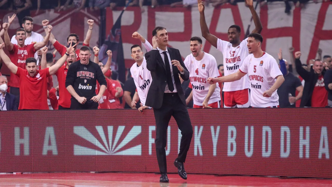 Georgios Bartzokas, coach de l’Olympiakos : « Respect à Monaco qui méritait aussi d’aller au Final Four » de l’Euroleague