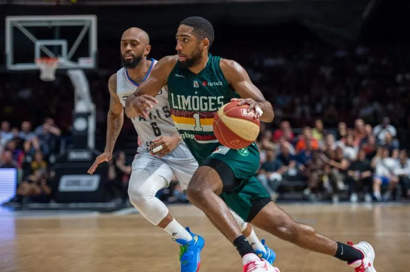En images, la victoire de Limoges à Paris, qui assure au CSP le Top 6